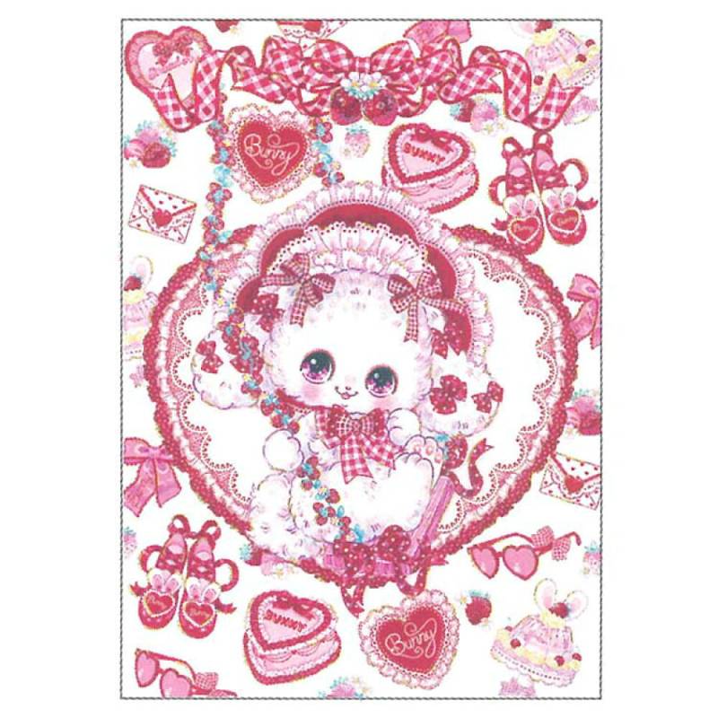 飴ノ森ふみかB6ノート　うさぎ＆トゥシューズやリボンがいっぱい