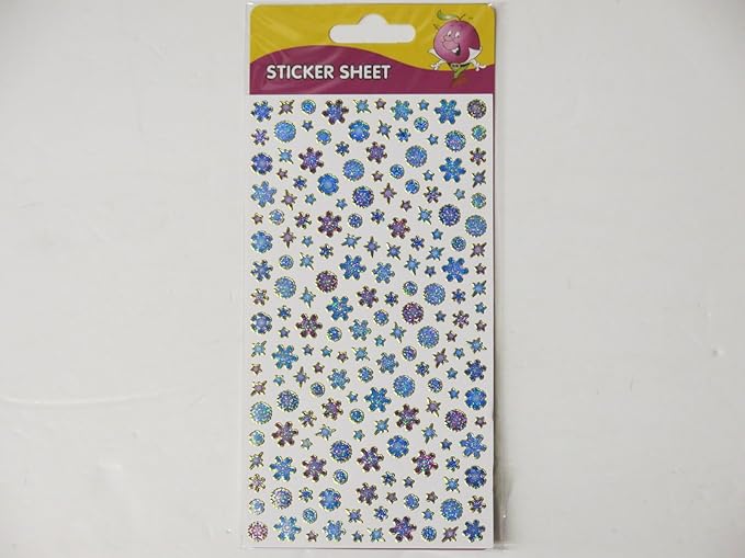 リトルスノーフレークシール　キラキラステッカー