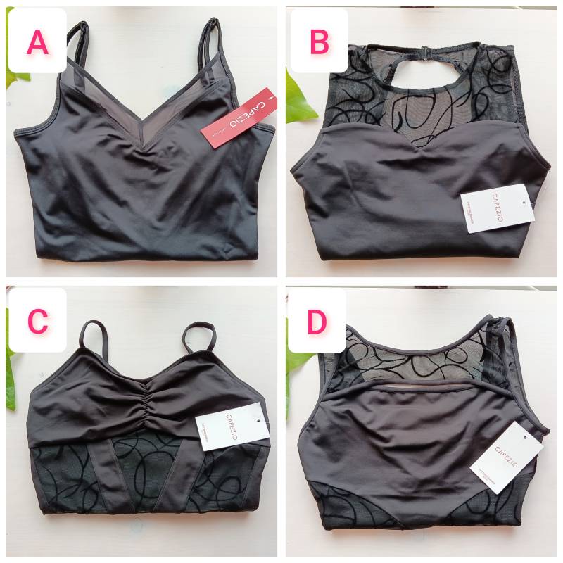 【Sサイズ】CAPEZIO　スタイリッシュレオタード　ブラック