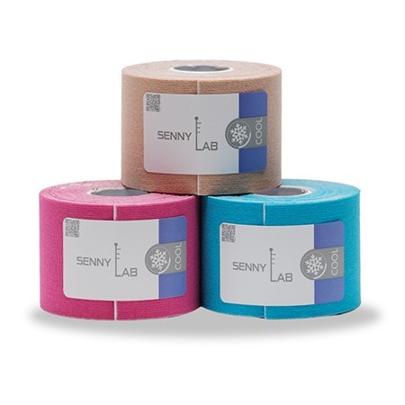 日本初上陸！韓国製クールスポーツテープ　ブルー