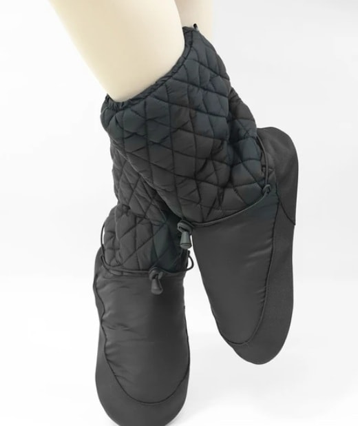 大きなサイズのキルティングウオームアップブーティー