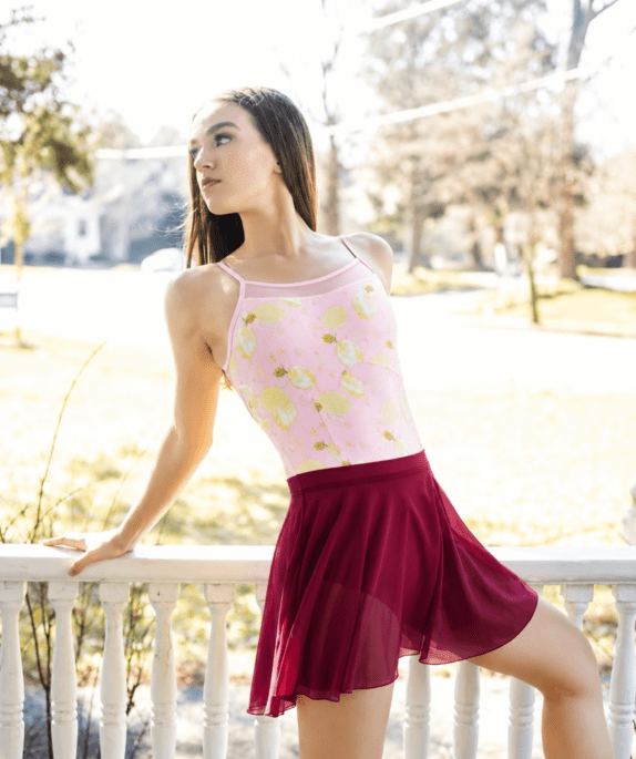 大特価【Chic Ballet】 キャミソールレオタード Playful Lemon