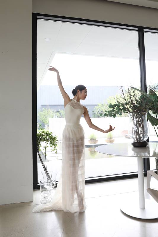 LEVDANCE josephine halter neck leotard　Mサイズ