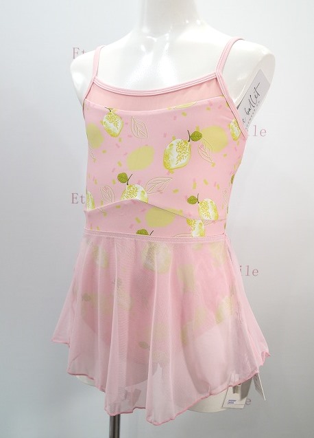 Kids【Chic Ballet】　キャミソールレオタード　Playful Lemon