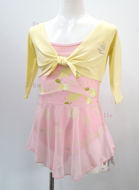 Kids【Chic Ballet】　キャミソールレオタード　Playful Lemon