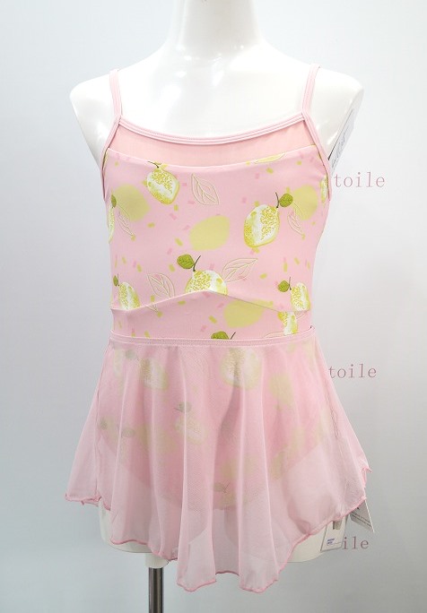 Kids【Chic Ballet】　キャミソールレオタード　Playful Lemon