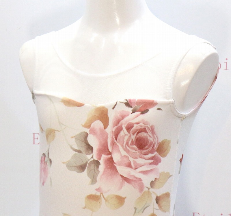 VIDA【吸汗速乾/UPF50+】 　フラワーメッシュタンクレオタード　芹奈ガール(SELINA girl)