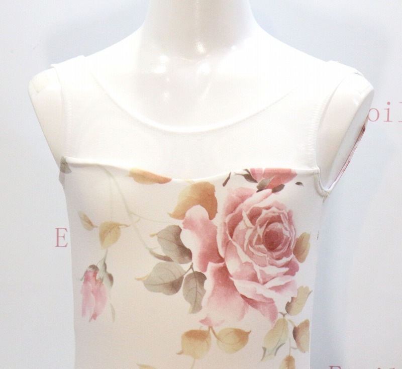 VIDA【吸汗速乾/UPF50+】 　フラワーメッシュタンクレオタード　芹奈ガール(SELINA girl)