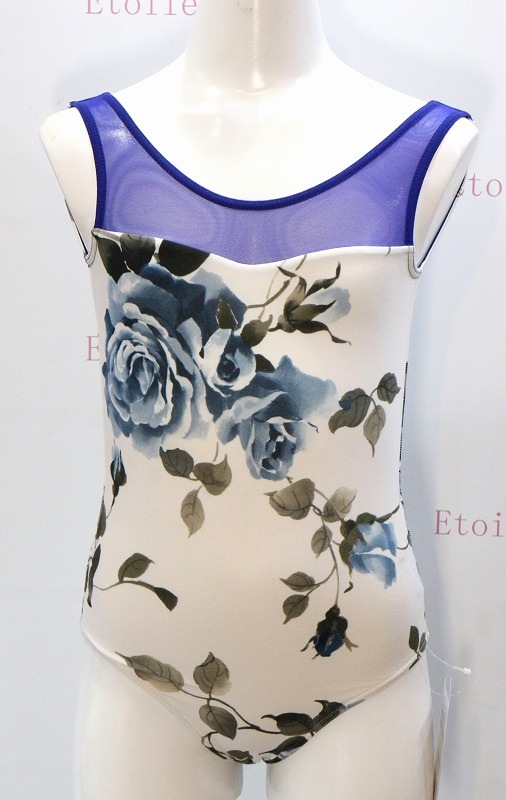 VIDA【吸汗速乾/UPF50+】 　フラワーメッシュタンクレオタード　芹奈ガール(SELINA girl)