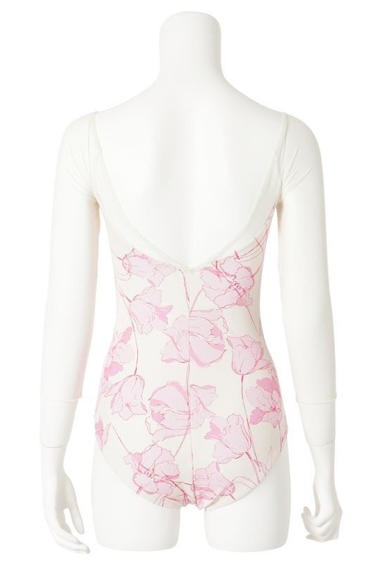 VIDA【吸汗速乾/UPF50/サラカラ生地】 　7分袖レオタード　弥生(YAYOI)