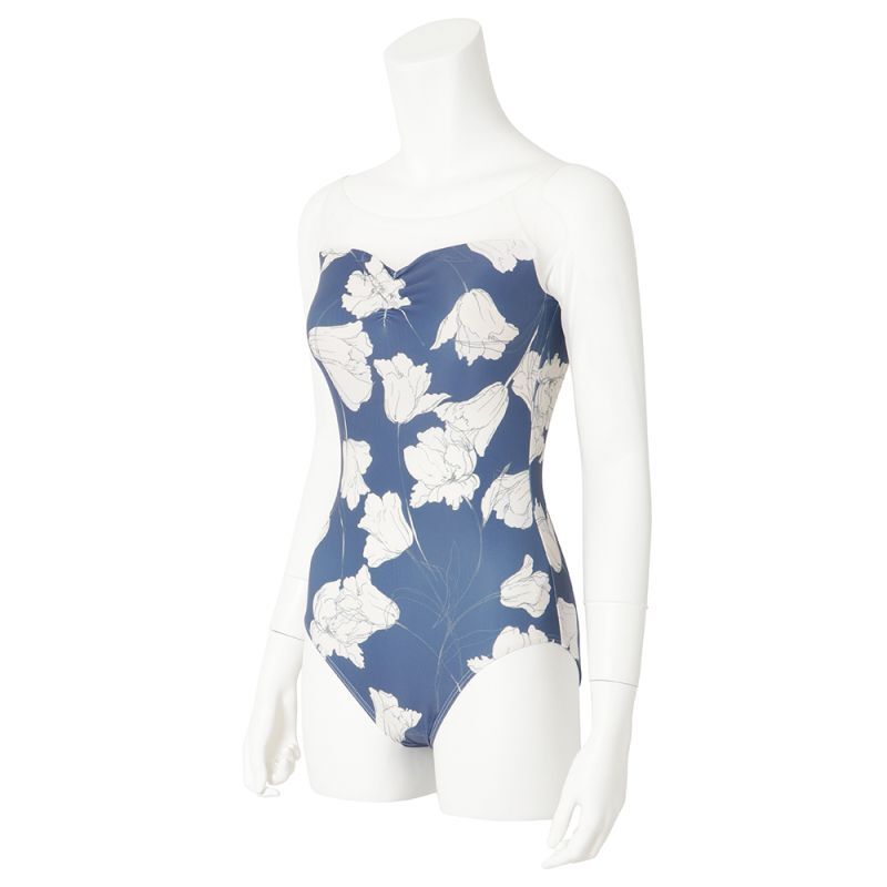 VIDA【吸汗速乾/UPF50/サラカラ生地】 　7分袖レオタード　弥生(YAYOI)