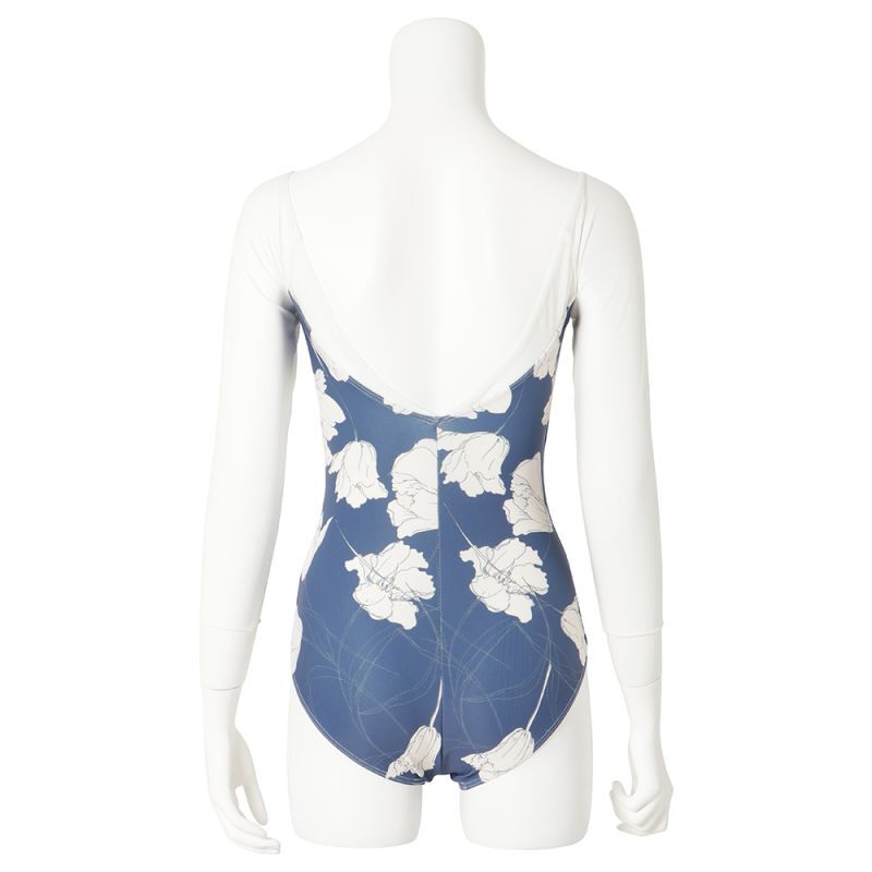 VIDA【吸汗速乾/UPF50/サラカラ生地】 　7分袖レオタード　弥生(YAYOI)