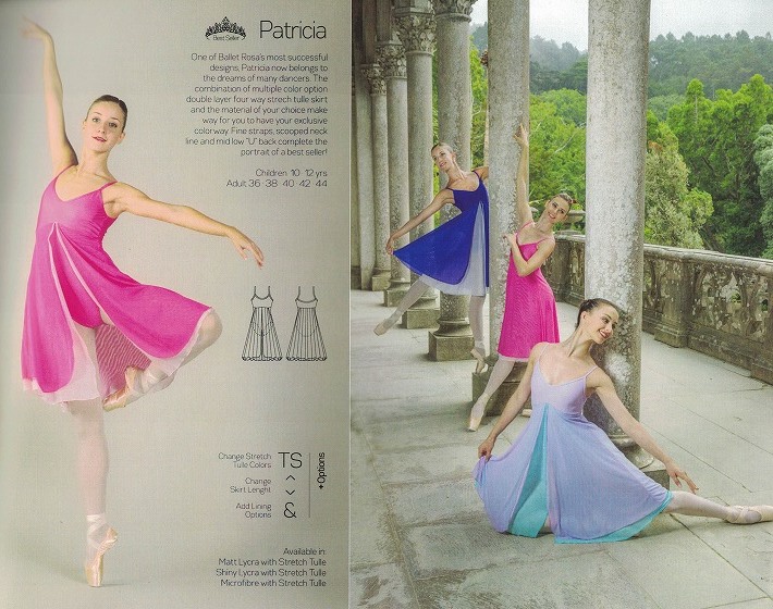 【お好きなカラーで作製いたします】Ballet Rosa　キャミソールドレスレオタード　PATRICIA