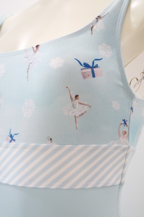 Girls Ainsliewear 　NUTCRACKER Print　タンクレオタード　1071NU Girl