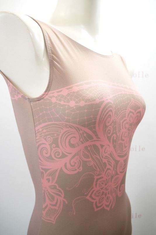 Ballet Rosa フラワープリントタンクレオタード　INES イネス