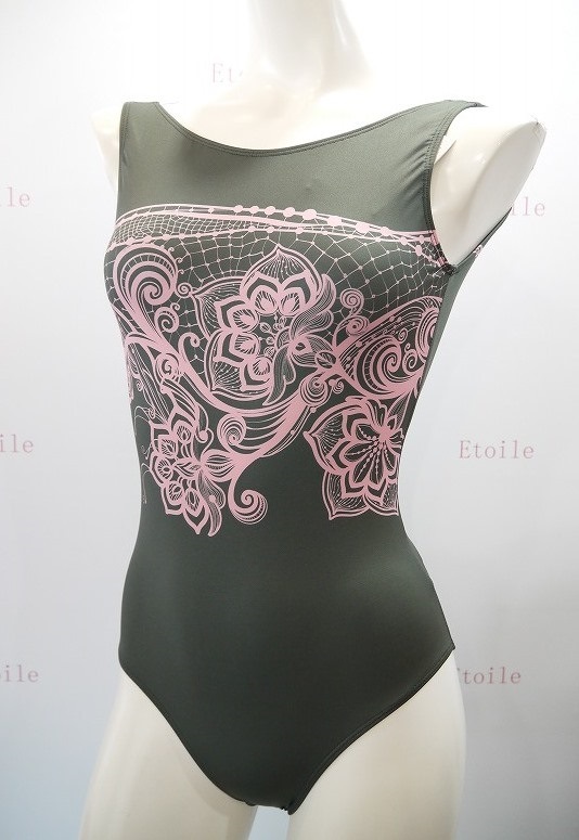 Ballet Rosa フラワープリントタンクレオタード　INES イネス