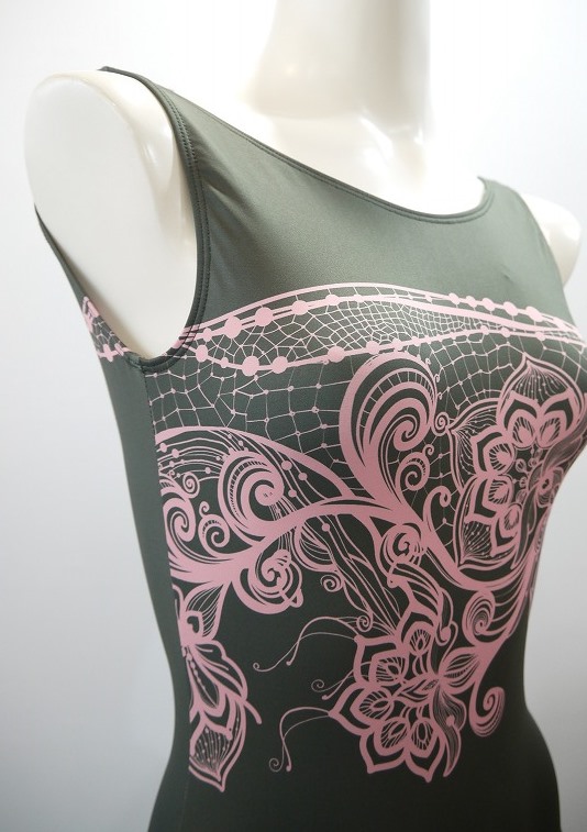 Ballet Rosa フラワープリントタンクレオタード　INES イネス