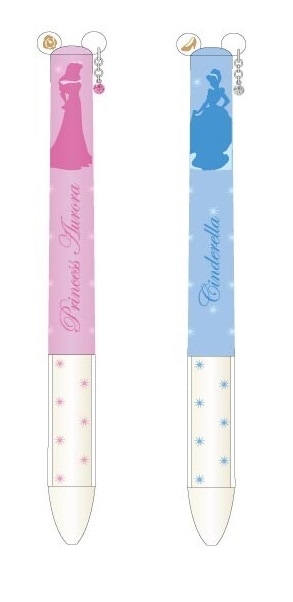 Disney mimiペン(2色ボールペン)　オーロラ/シンデレラ