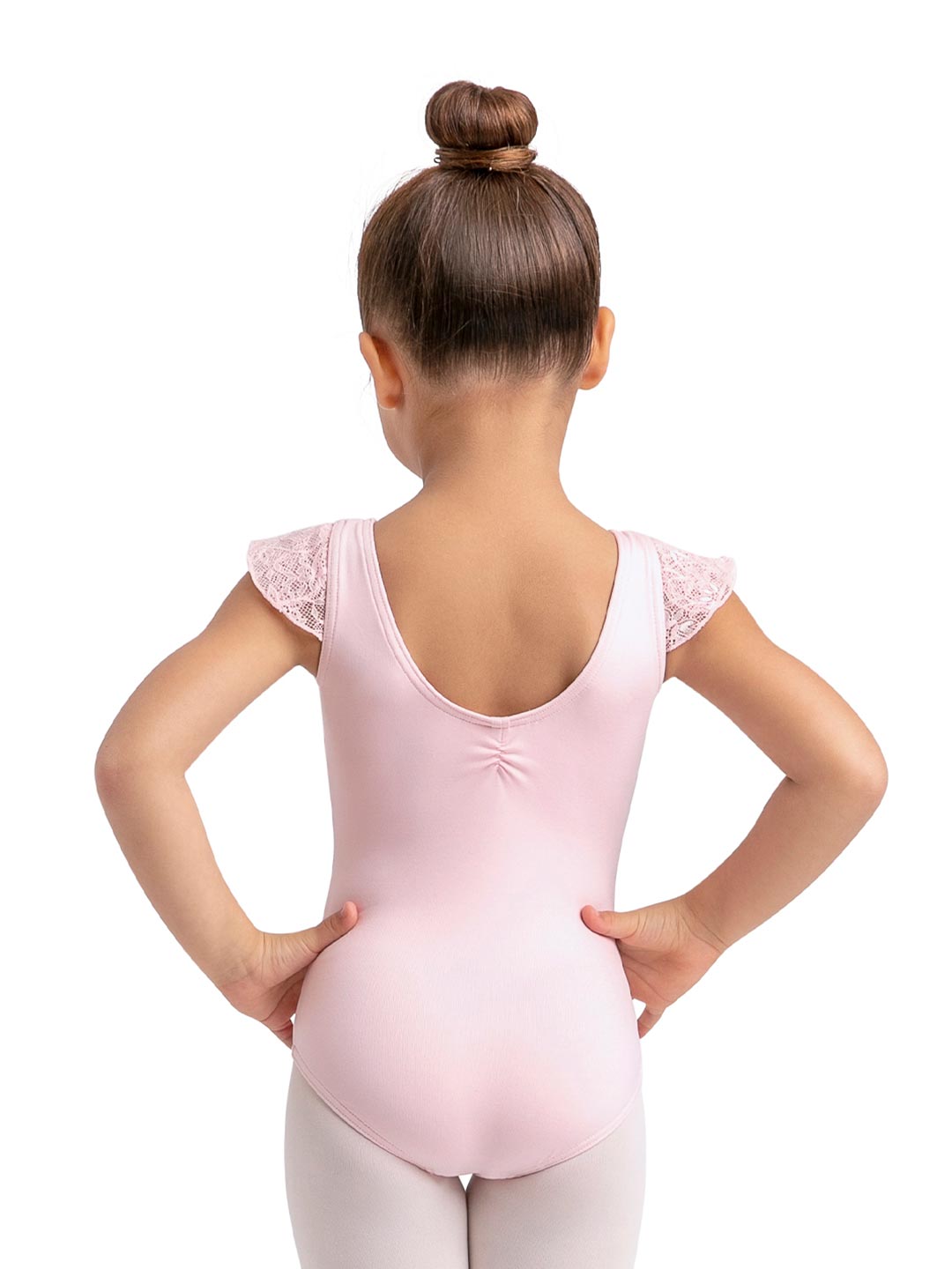 kids CAPEZIO フローラルレーススリーブレオタード　11731C