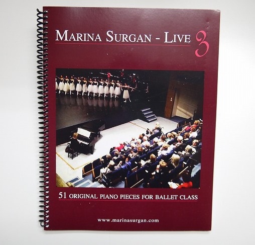 ピアノ楽譜　Marina Surgan － Live3　(マリナ・サーガン)