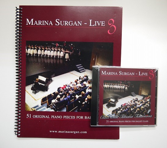 ピアノ楽譜　Marina Surgan － Live3　(マリナ・サーガン)