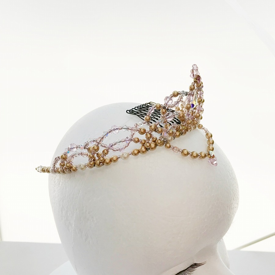 オーダー作成~Atelier Petite Rose ~ オリジナルバレエティアラ ピンク