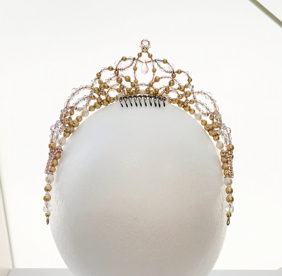 オーダー作成~Atelier Petite Rose ~ オリジナルバレエティアラ ピンク