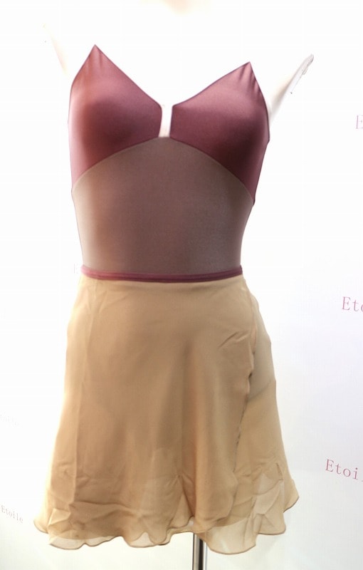 YUMIKO　シフォンスカート Adult  Pat  Long G-Tofee/N-Phoenix