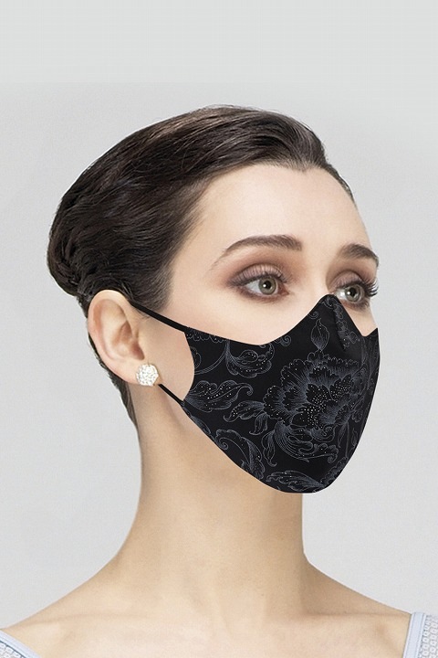 70％OFF!!WEARMOI 立体マスク/フローラル　MASK019