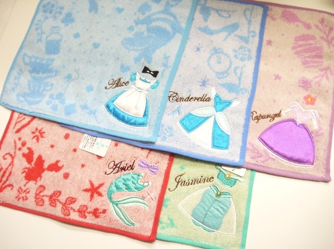 Disney ディズニー ミニタオル プリンセス