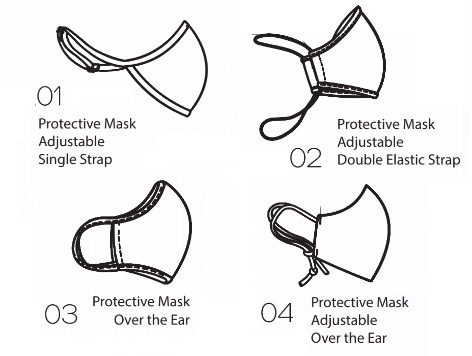 スペシャルプライス！【4型】BalletRosa　プロテクティブマスク　04