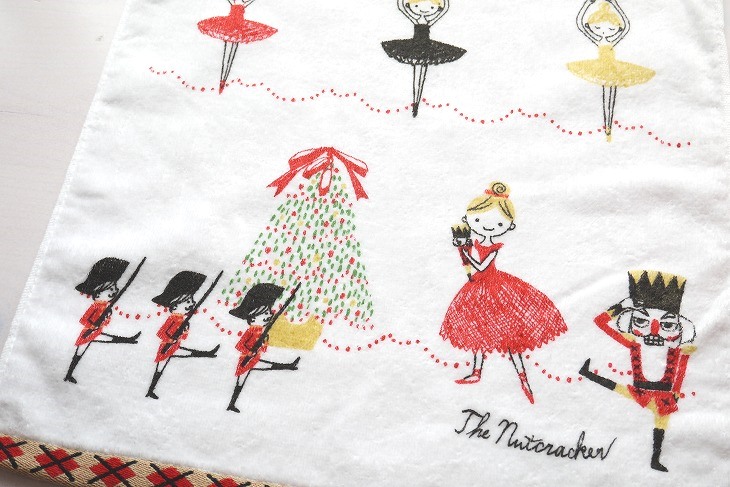 Shinzi Katoh　くるみ割り人形　ゲストタオル(ハンドタオル)