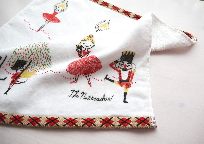 Shinzi Katoh　くるみ割り人形　ゲストタオル(ハンドタオル)