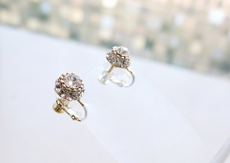 ~Atelier Petite Rose ~ スワロフスキーイヤリング “Aurora”