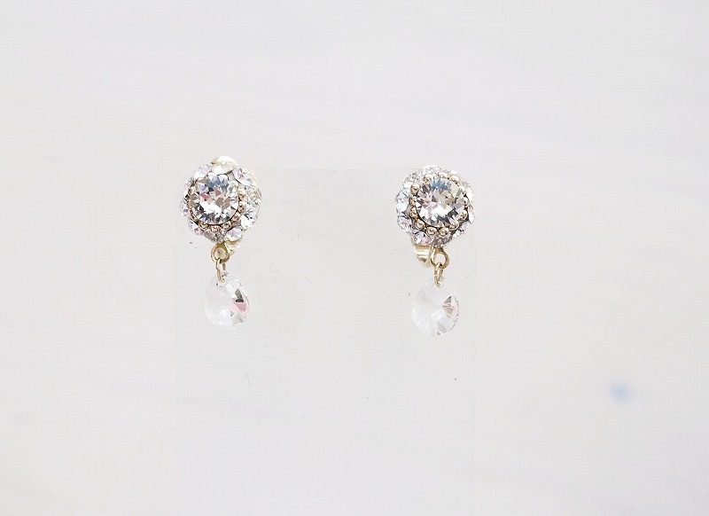 ~Atelier Petite Rose ~ スワロフスキーイヤリング “Aurora”