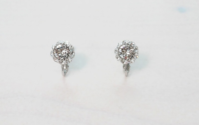 ~Atelier Petite Rose ~ スワロフスキーイヤリング “Aurora”