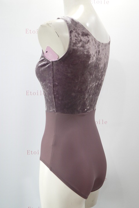 Jule Dancewear】 クラッシュベロアタンクレオタード Royalette