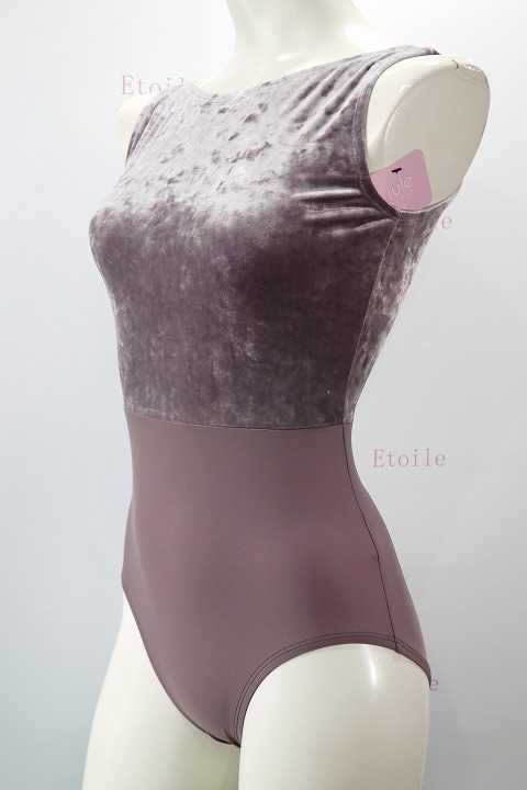 Jule Dancewear】 クラッシュベロアタンクレオタード Royalette