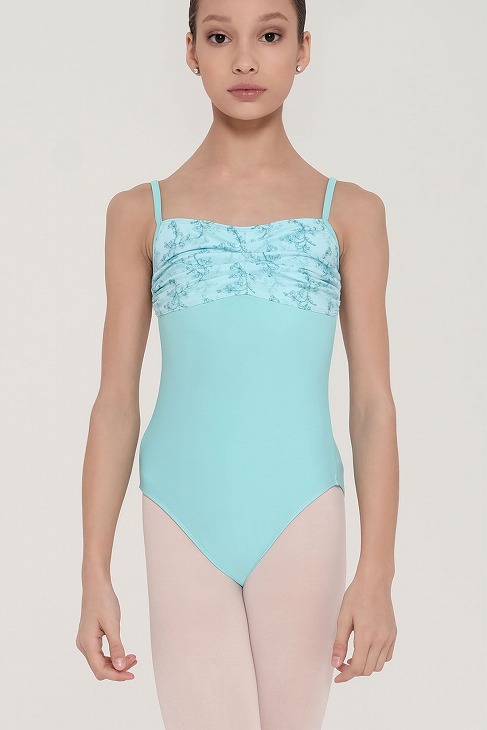 Kids　WEARMOI 　刺繍チュールキャミソールレオタード　CIRNUM