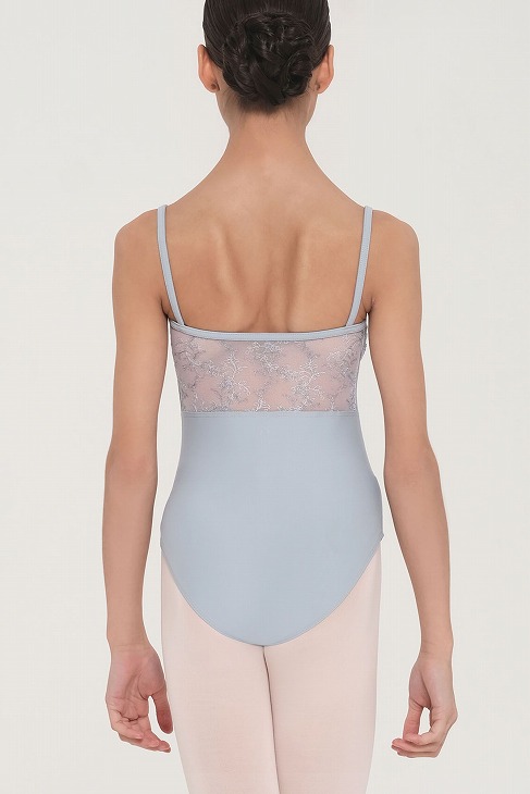 Kids　WEARMOI 　刺繍チュールキャミソールレオタード　CIRNUM