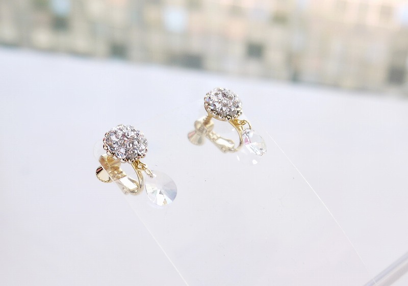 ～Atelier Petite Rose～　バレエイヤリング　“Sugar plum”