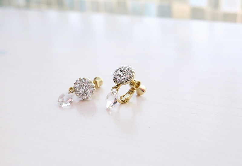 ～Atelier Petite Rose～　バレエイヤリング　“Sugar plum”