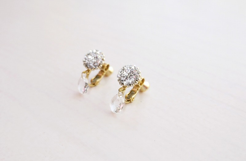 ～Atelier Petite Rose～　バレエイヤリング　“Sugar plum”