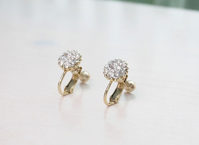 ～Atelier Petite Rose～　バレエイヤリング　“Sugar plum”