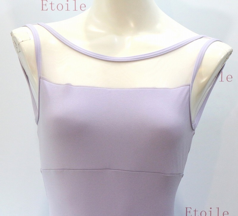 YUMIKO レオタード、メッシュのスカートのセット　チャコットのトップス付き ユミコ レオタード【子供】（在庫商品）YUMIKO WENDY N-Silver