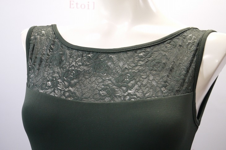 【BalletRosa】 《レース》ノースリーブレースレオタード CAMILA