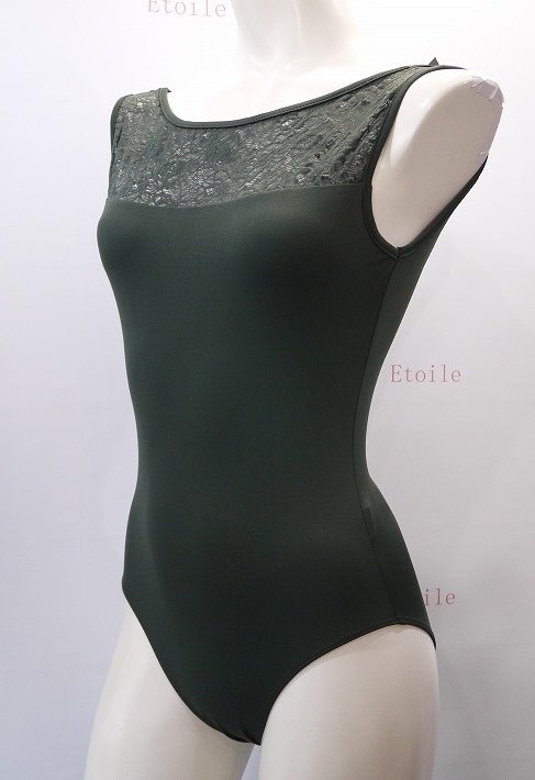 【BalletRosa】 《レース》ノースリーブレースレオタード CAMILA