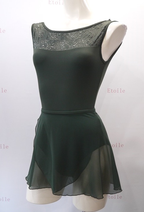 【BalletRosa】 《レース》ノースリーブレースレオタード CAMILA