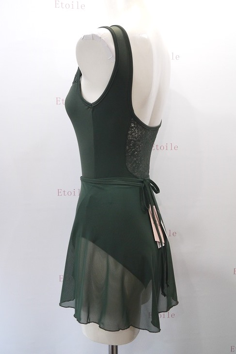 【BalletRosa】 《レース》ノースリーブレースレオタード CAMILA