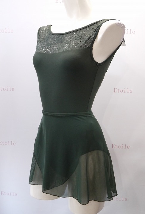 【BalletRosa】 《レース》ノースリーブレースレオタード CAMILA